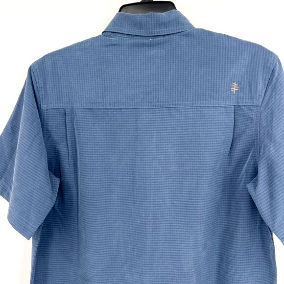 ROYAL ROBBINS Men's Desert Pucker Dry S/S Shirt Medium Collins Blue NWOT - Picture 8 of 11